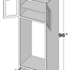 Cyber Grey - Oven Pantry Cabinet