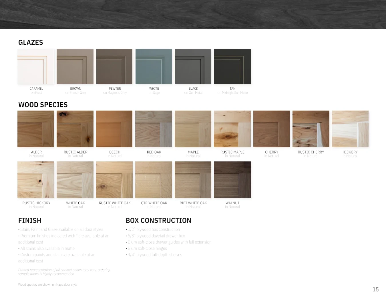 SOLLiD Cabinetry Brochure Page 15