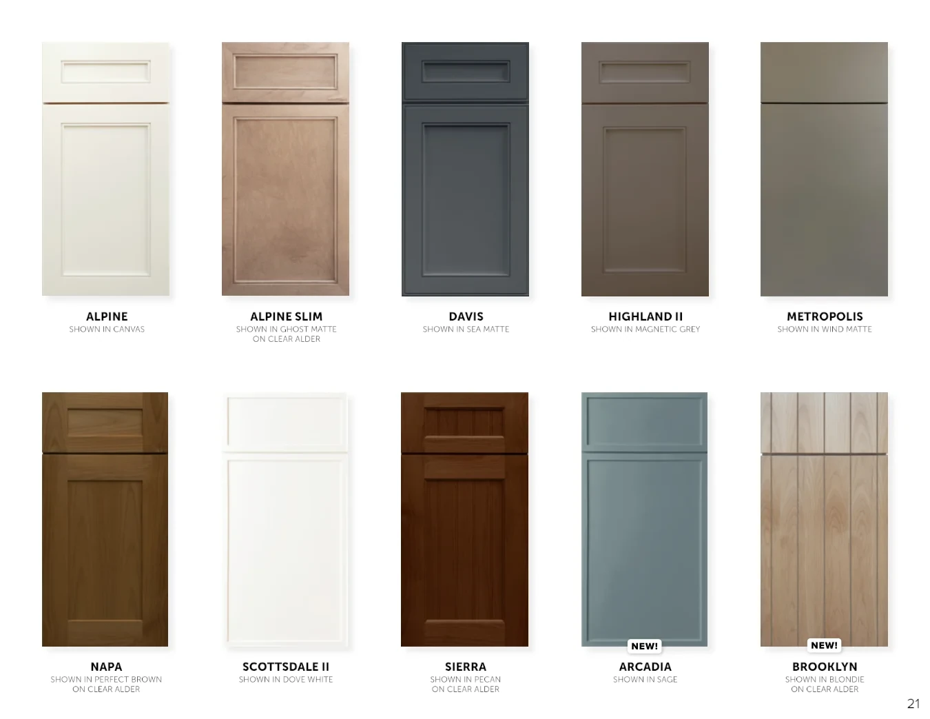 ENVii Cabinetry Brochure Page 21