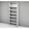 Soft White Shoe Shelf With Front Bar, Tilt Install In 15 5/