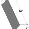 European White Oak — Small Crown Molding