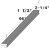 European White Oak — Traditional Light Rail Molding