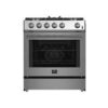 Forno Leonardo 30-Inch Stainless Steel Gas Range