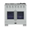 Forno Capriasca 36-Inch Freestanding French Door Gas Range