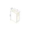 Shaker White BASE CABINET