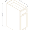 Newtown Charcoal Black BASE CABINET