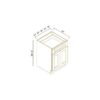 Shaker Natural Wood BASE CABINET