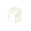 Belmont White BASE CABINET