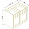 Belmont Gray BASE CABINET