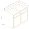 Newtown Charcoal Black BASE CABINET