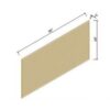 Belmont White BEADED PLYWOOD FINISH PANEL