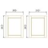 Belmont Gray BASE FINISH DECO DOOR PANEL