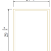 Newtown Jade Green BASE FINISH DECO DOOR PANEL