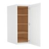 Bristol Linen Wall Diagonal Corner Cabinet 27"W x 42"H x 15"D