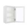 Bristol Linen Wall Open Frame Glass Door Cabinet 18"W x 30"H