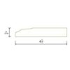 Charcoal Black Shaker BASE FURNITURE MOLDING