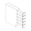 5 Drawer Base Cabinet 6"