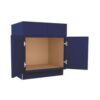 Navy Blue Shaker Sink Base Cabinet 30"W
