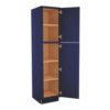 Navy Blue Shaker Vanity Linen Utility Cabinet 18"W x 80"H