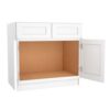 Summit Shaker White Sink Base Cabinet 36"