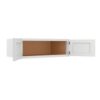 Summit Shaker White Wall Cabinet 36"W x 12"H x 24"D