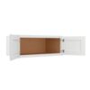 Summit Shaker White Refrigerator Wall Cabinet 36"W x 15"H x 24"D