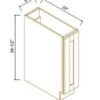 Shaker White BASE SPICE RACK