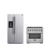FORNO Premium 2-Piece Kitchen Bundle -Capriasca 36" Stainless Steel Range