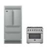 FORNO Premium 2-Piece Kitchen Bundle - Galiano 48" Stainless Steel Range