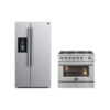 FORNO Premium 2-Piece Kitchen Bundle -Marco 30-inch Gas Range Stainless Steel