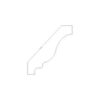 Summit Shaker White Crown Molding 96"W