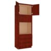 Charleston Cherry Oven Cabinet 33"W x 96"H