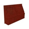 Charleston Cherry Range Hood Front 36" with Fan and Liner