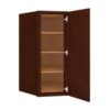 Charleston Saddle Wall Diagonal Corner Cabinet 27"W x 42"H x 15"D