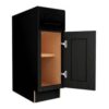 CSB - Craftsman Black Shaker Base Cabinet
