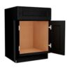 CSB - Craftsman Black Shaker Vanity Sink Base Cabinet