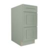 CSG - Craftsman Lily Green Shaker Drawer Base Cabinet