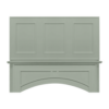 Craftsman Lily Green Shaker Square Hood 36"