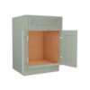 CSG - Craftsman Lily Green Shaker Vanity Sink Base Cabinet