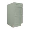 CSG - Craftsman Lily Green Shaker Vanity Drawer Base Cabinet