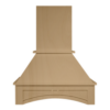 Lightly Stained Natural Angle Hood 30"