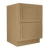 CSN - Craftsman Natural Shaker 2 Drawer Base Cabinet