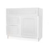 CSW - Craftsman White Shaker Vanity Sink Base Drawer Left Cabinet