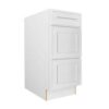 CSW - Craftsman White Shaker Drawer Base Cabinet