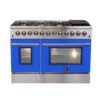 Galiano 48-inch Dual Fuel Range Stainless Steel, 8 Burners, 6.58 cu.ft. Double Ovens-BLU
