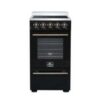 Pallerano 20 Inch Freestanding Electric Range in Black, Compact Design, Storage Drawer, 2.05 cu. ft.