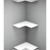 Soft White Easy Reach3084,Top&Bottom Panels+1Pc Shelf+3Pcs Enforced Rails+1Pc Toe Kick+Basic Hardwares, 1Ctn