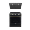 FORNO Premium 2-Piece Kitchen Bundle - Leonardo Espresso 30" Black Range
