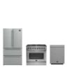 FORNO Premium 3-Piece Kitchen Bundle - Galiano 36" Dual Fuel Range