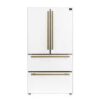 Forno Moena Espresso 36-Inch White French Door Refrigerator